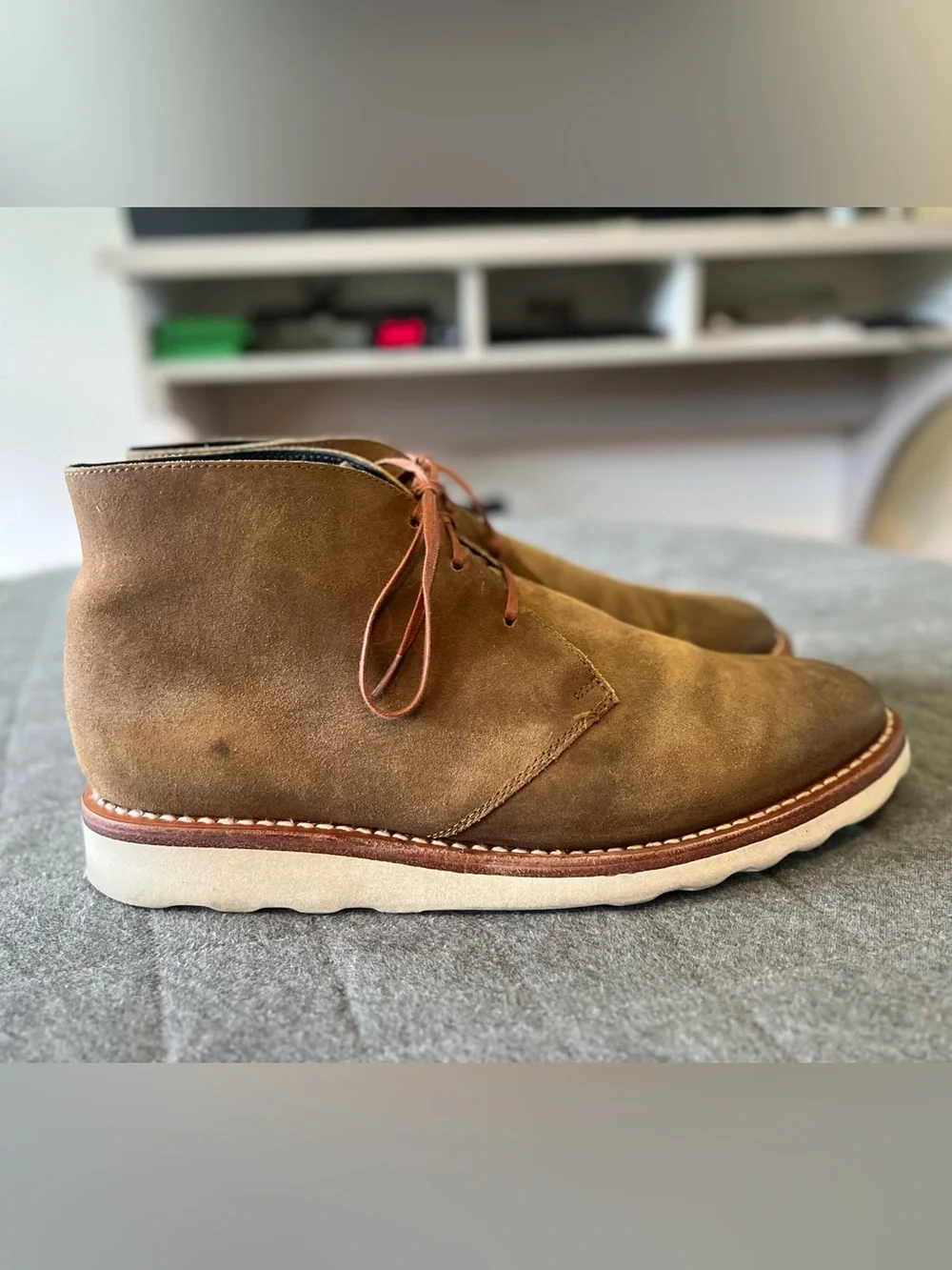 THURSDAY BOOTS COMPANY Sz 12 Scout Brown Suede Small Batch Boots Orig $160